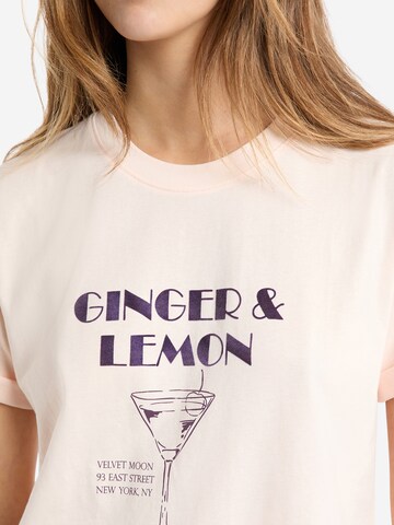 ETAM Pajama Shirt 'Ginger' in Pink