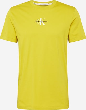 Calvin Klein Jeans - Camiseta en amarillo: frente