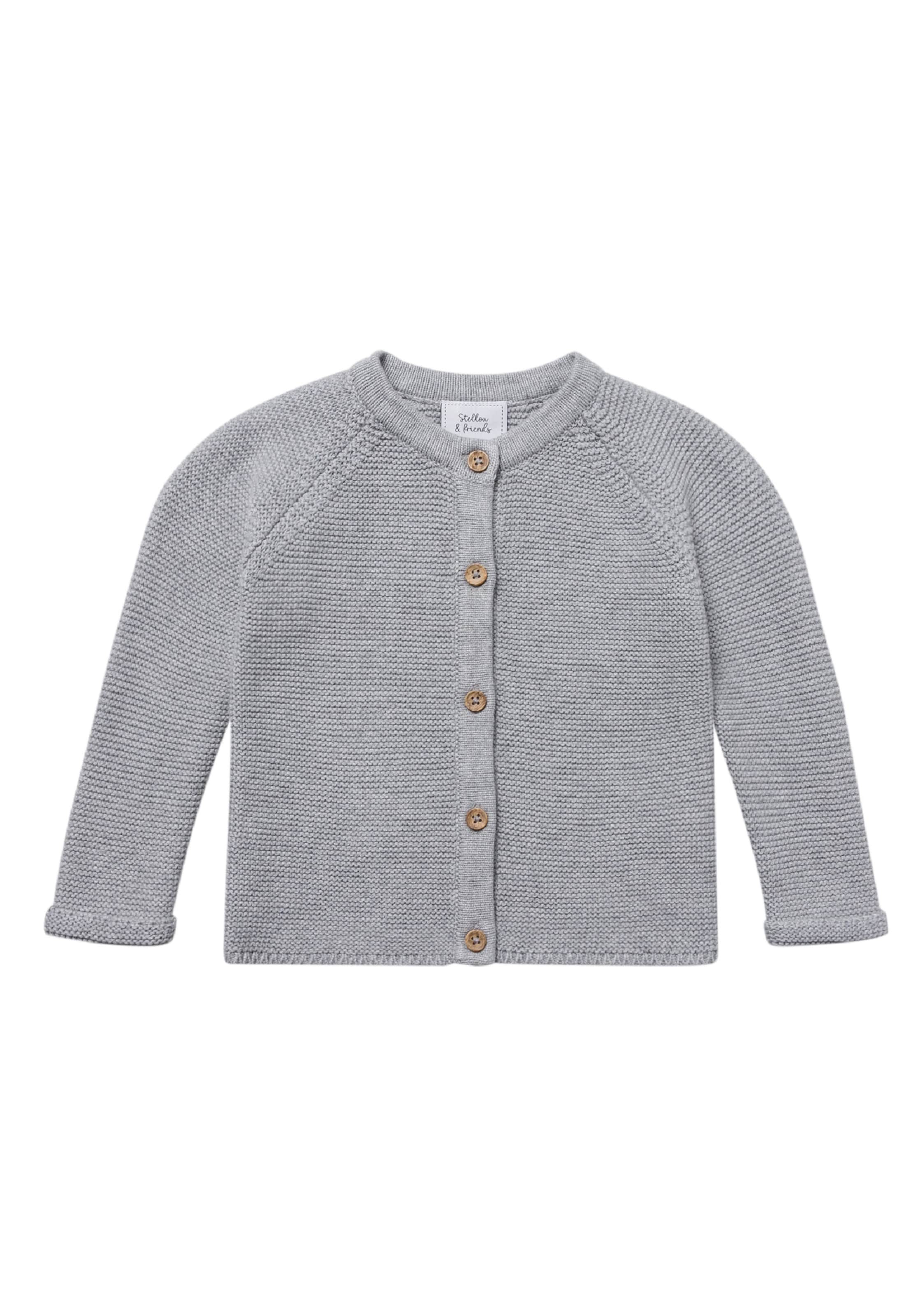 Cardigan Stellou & Friends en gris : devant