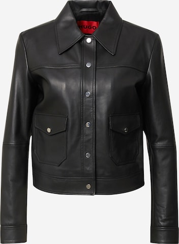 HUGO Red Between-season jacket 'Lavelli' in Black: front