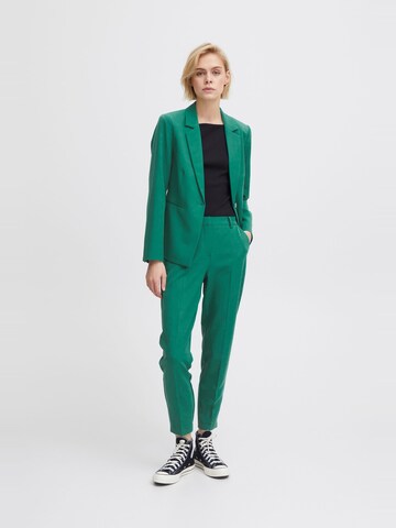 Slimfit Blazer ' IHLEXI ' di ICHI in verde