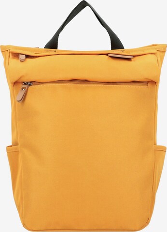 Harvest Label Backpack 'Kuju' in Yellow: front