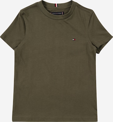 TOMMY HILFIGER Shirt 'ESSENTIAL' in Green: front