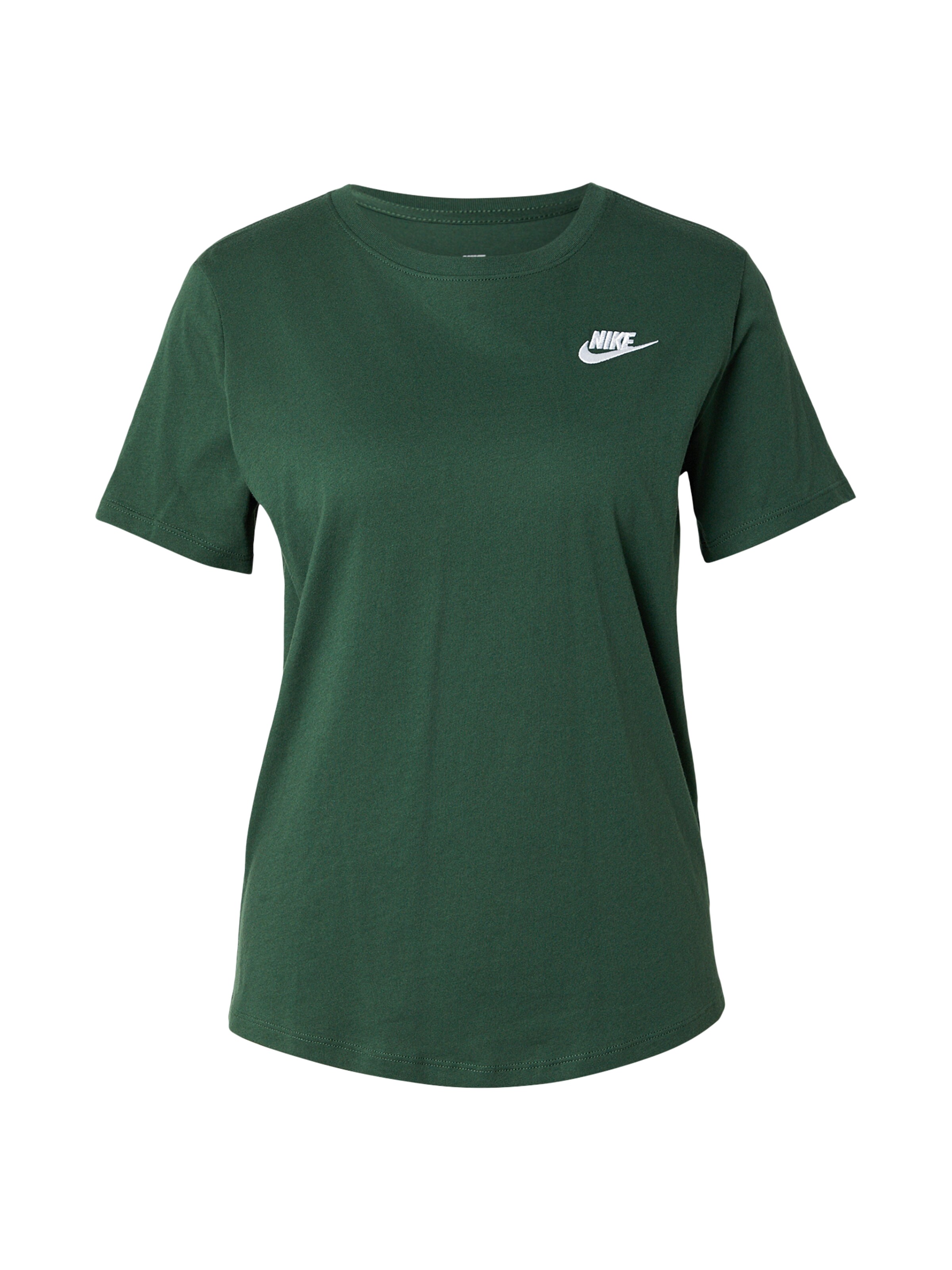 T-shirt 'Club Essential' Nike Sportswear en vert : devant