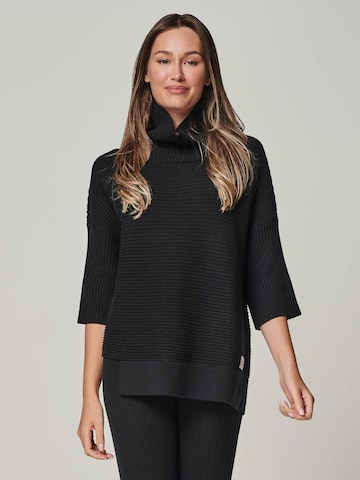 YOU LOOK PERFECT Trui 'BAILEY' in Zwart: voorkant