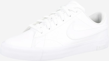balta Nike Sportswear Sportbačiai 'ESSENTIAL': priekis
