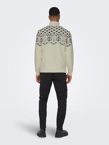 Pull-over Only & Sons en blanc