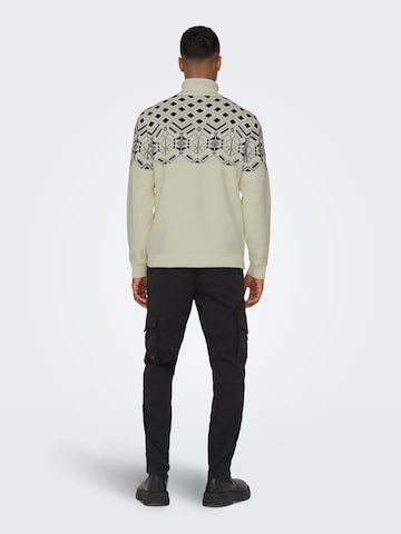Only & Sons Sweater in White