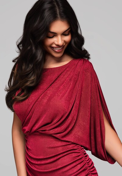 Ombre Robe de soirée en grenadine, Vue avec produit