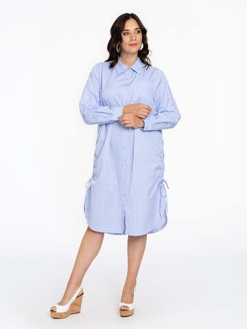 YOEK Blousejurk in Blauw