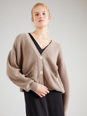 Cardigan 'ARTHA' MELAWEAR en marron : devant