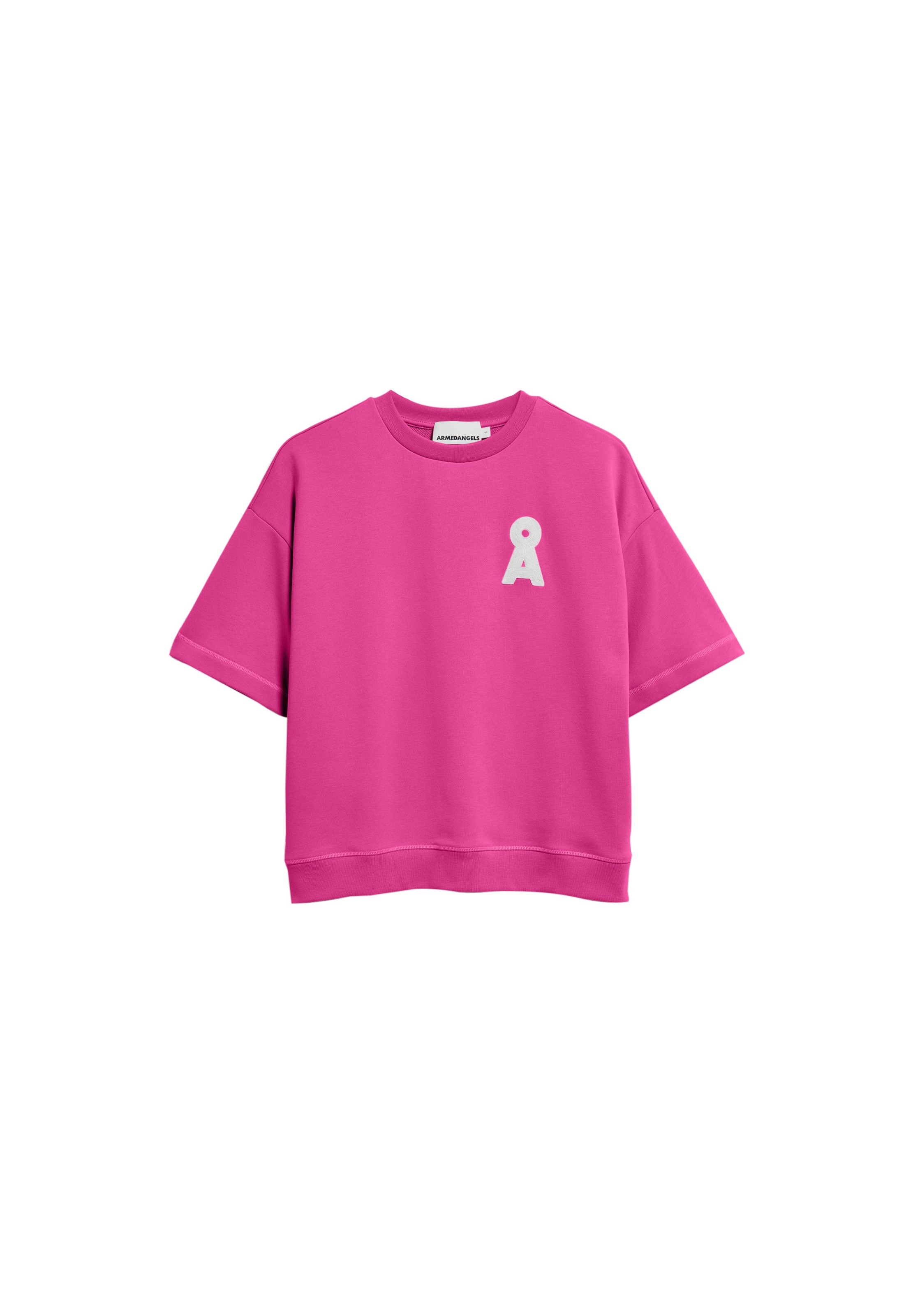Sweat-shirt ARMEDANGELS en rose : devant