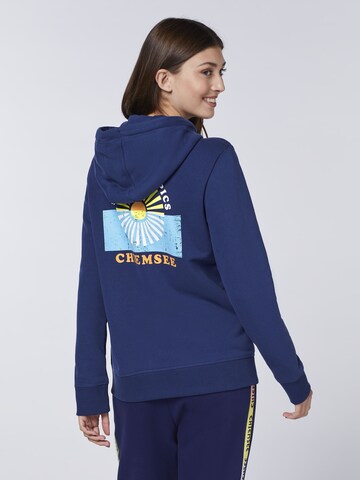 CHIEMSEE Zip-Up Hoodie in Blue