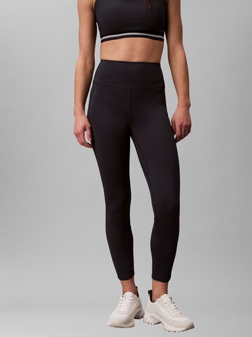 Calvin Klein Sport Skinny Sportbroek in Blauw: voorkant