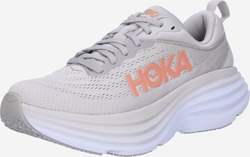 Hoka One One Loopschoen 'BONDI 8' in Grijs: voorkant