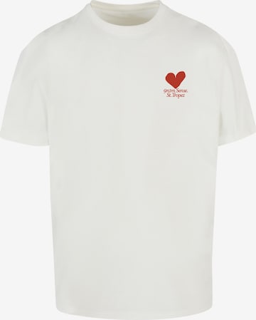 9N1M SENSE T-Shirt 'St. Tropez' in Beige: Vorderseite