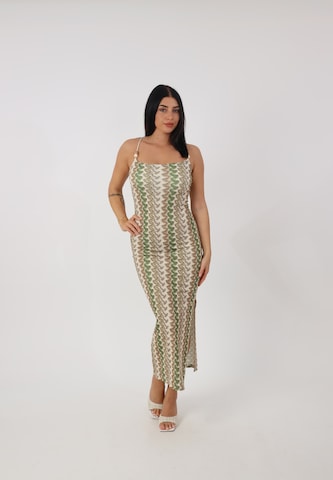 Robe d’été Elara en vert : devant
