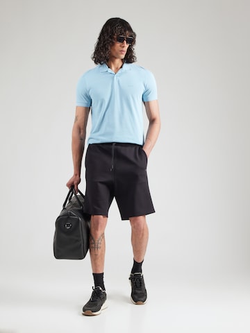 BOSS Regular Trousers 'Headlo' in Black