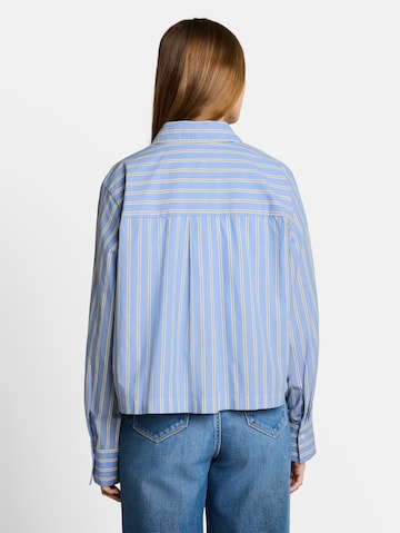 TOM TAILOR DENIM Blouse in Blue