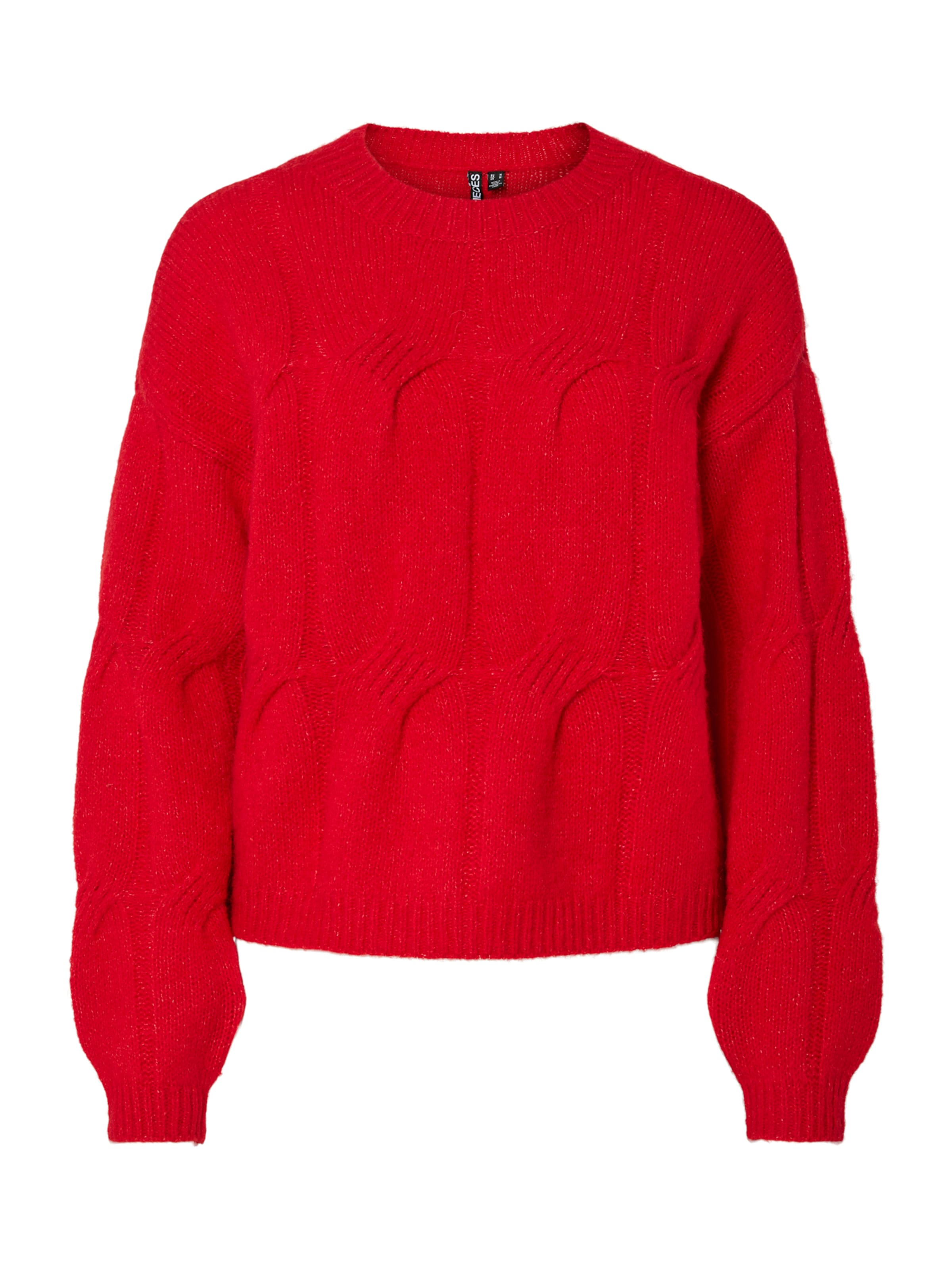 PIECES Svetr 'PCJenna' – červená: přední strana