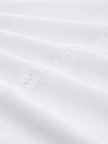 TOM TAILOR Regular fit Button Up Shirt in White