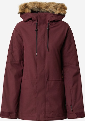 Volcom Outdoor jacket in Red: front