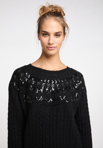 usha FESTIVAL Sweater in Black