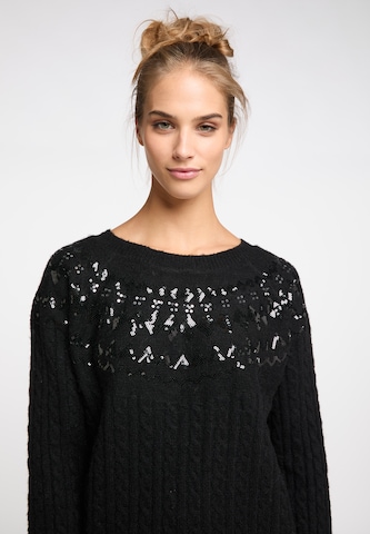 usha FESTIVAL Sweater in Black