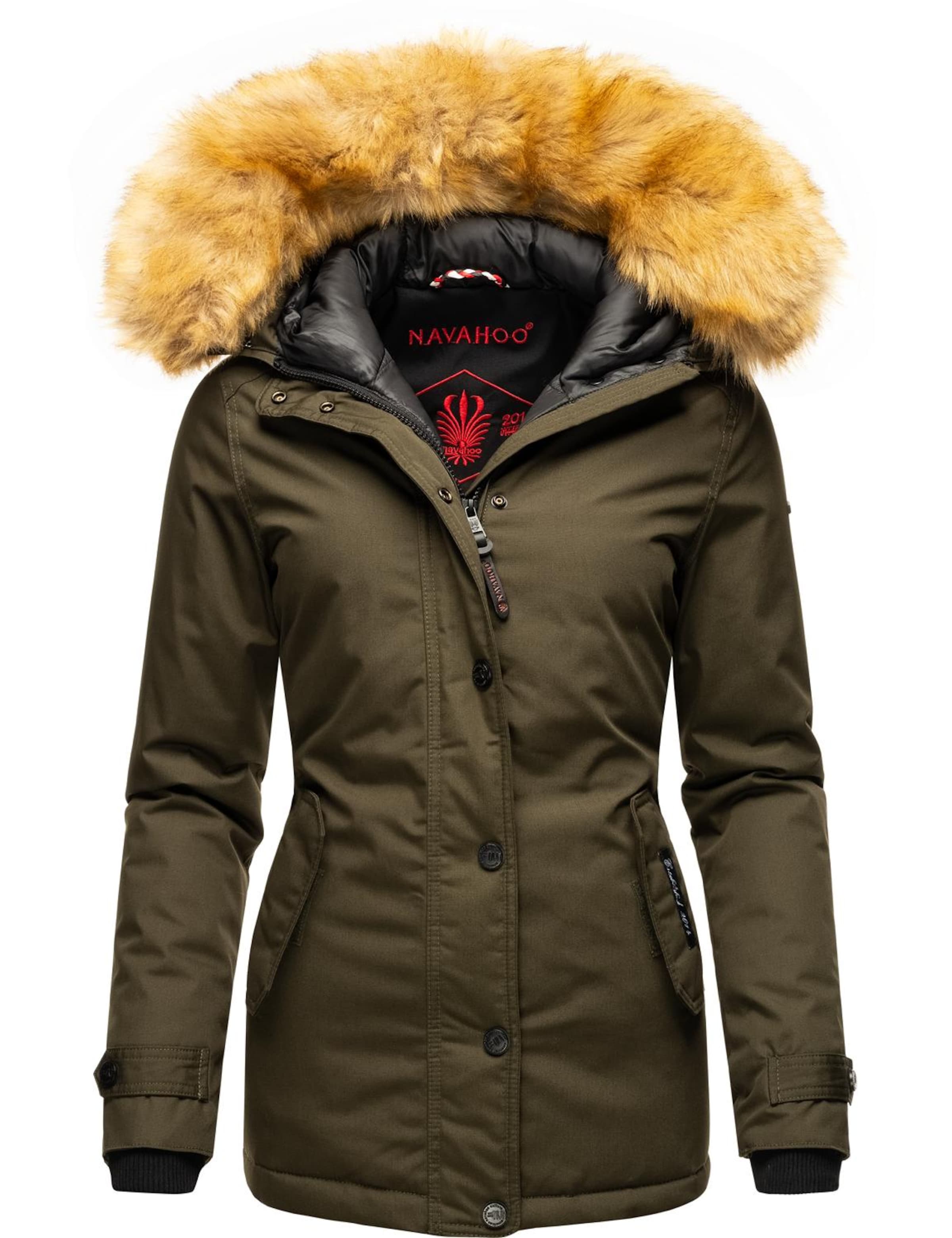 NAVAHOO Téli dzseki 'Laura' - zöld: elől