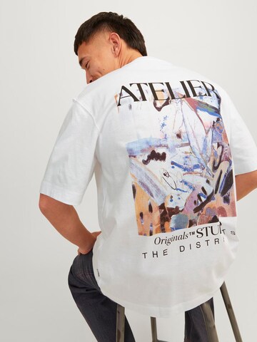 JACK & JONES Bluser & t-shirts 'JORBrooklyn' i hvid: forside