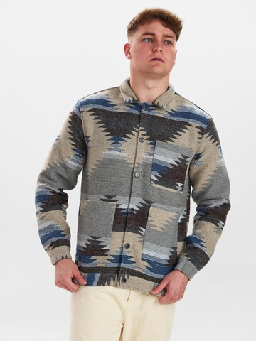 Dxnmxrk Between-Season Jacket 'DXEsger' in Grey: front