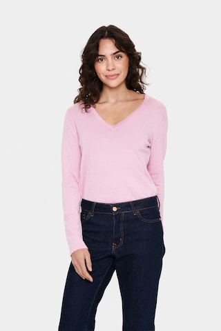SAINT TROPEZ - Jersey 'MilaSZ' en rosa: frente