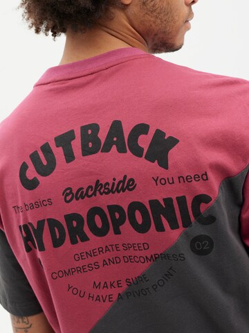 hydroponic - Camiseta 'Hydroponic Cutback Graphic T-Shirt' en Mezcla de colores