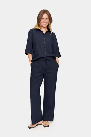SAINT TROPEZ Regular Hose 'Zalinda ' in Blau