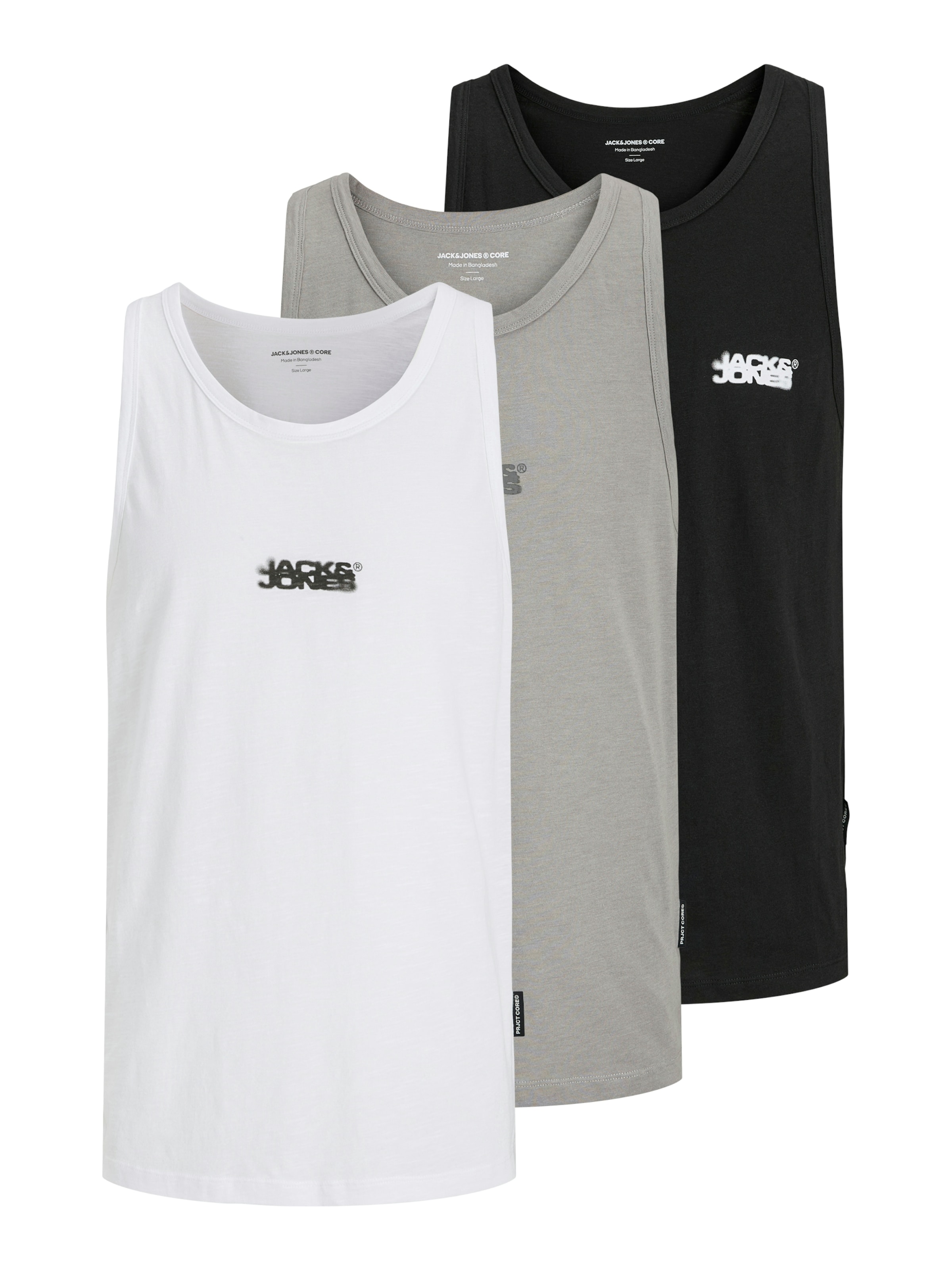 JACK & JONES Μπλουζάκι 'JCOSAGO' σε γκρι: μπροστά