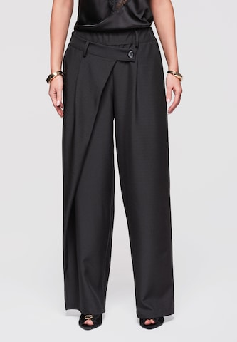 Ombre Trousers 'OW-COLC-0113' in Black: front