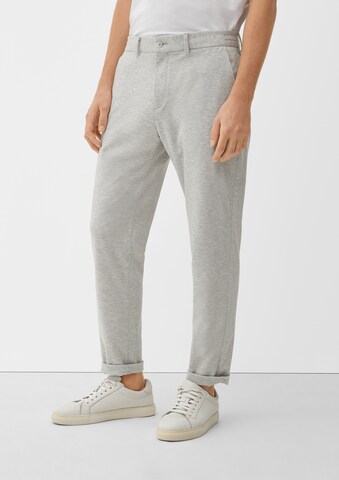 s.Oliver Slimfit Chino in Grijs: voorkant