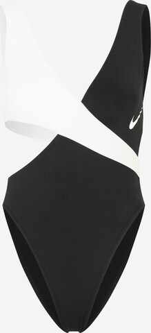 Nike Swim - Bañador de natación en negro: frente
