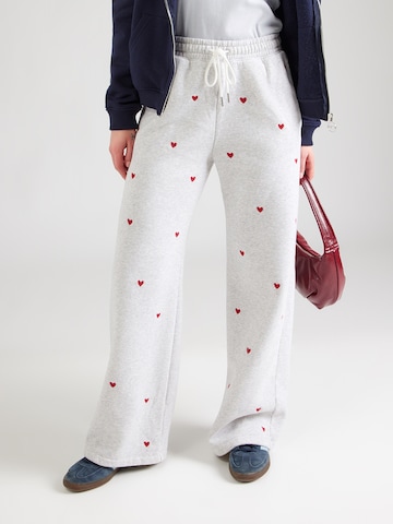 Abercrombie & Fitch - Pierna ancha Pantalón 'SUNDAY' en gris: frente