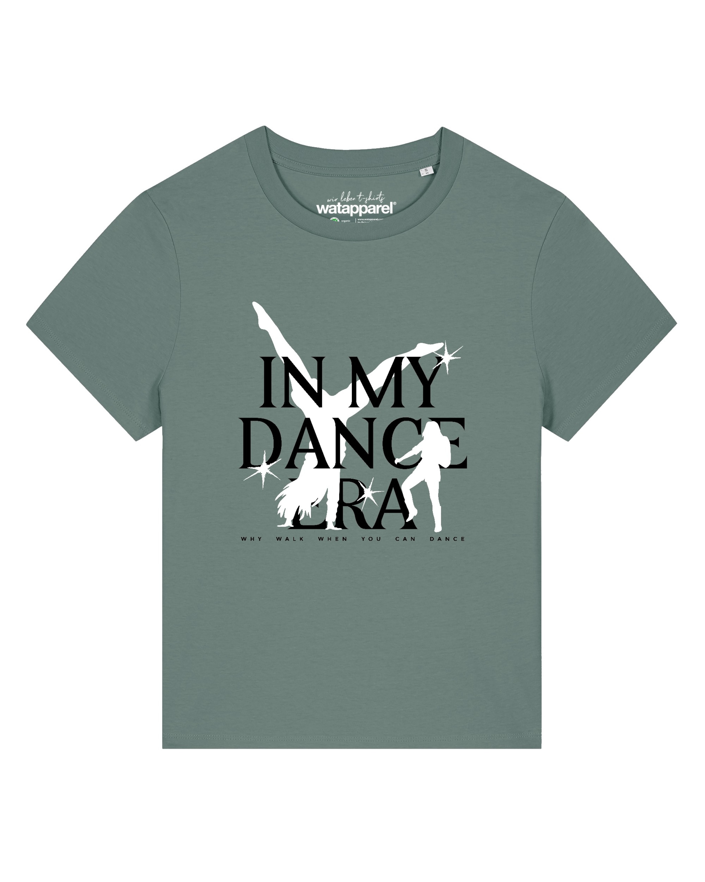 Watapparel Shirt 'Dance Era' in Groen: voorkant