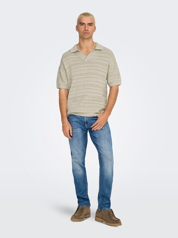 Only & Sons - Jersey 'ONSGRAYSON' en beige