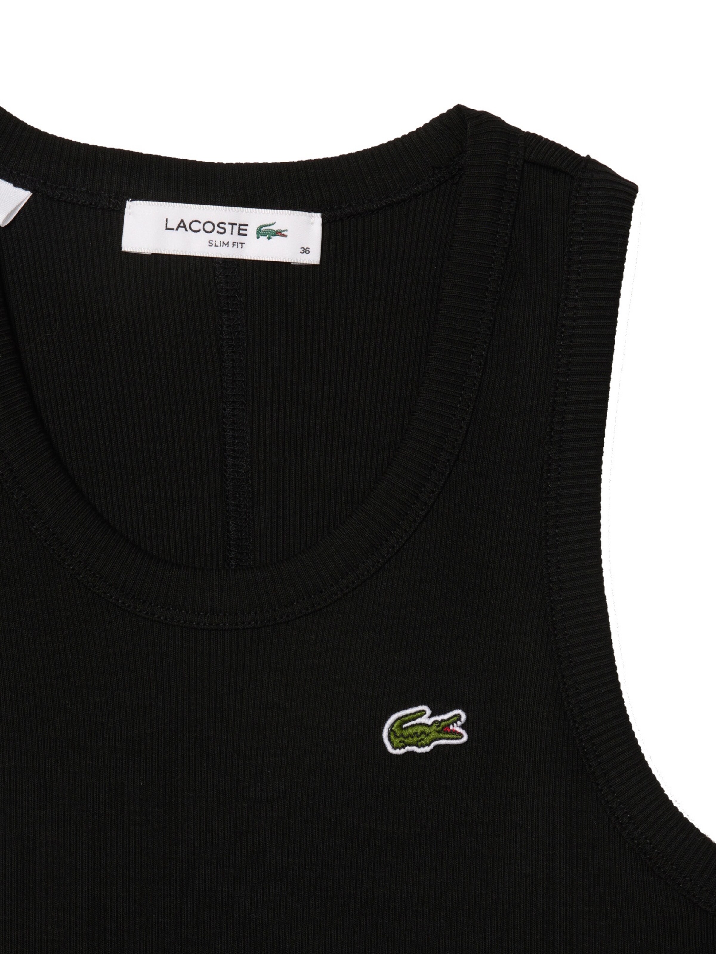 LACOSTE Top in Zwart