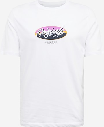 T-Shirt 'TAMPA' JACK & JONES en blanc : devant