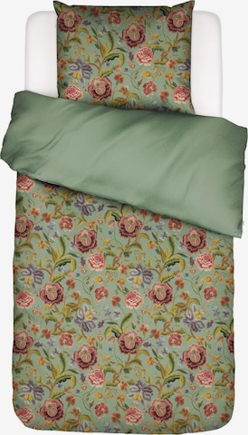 ESSENZA Bettwäsche 'Rosanella' in Grün: Vorderseite