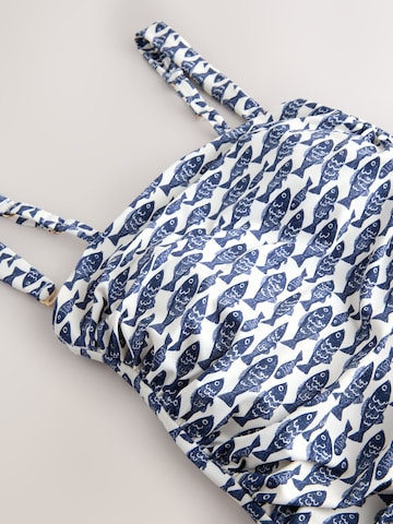 Next - Bandeau Fato de banho modelador em branco