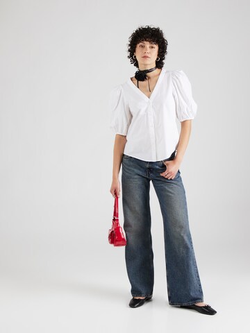 Monki Bluse in Weiß