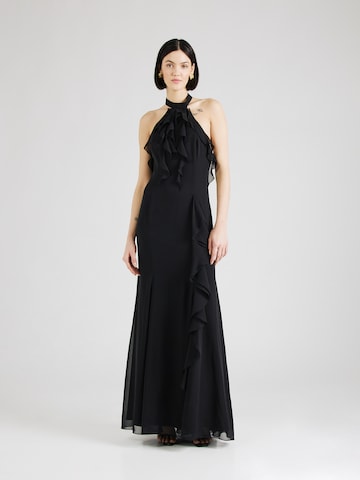 SWING - Vestido de noche en negro: frente