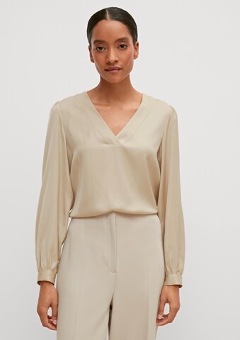 COMMA Bluse in Beige: Vorderseite