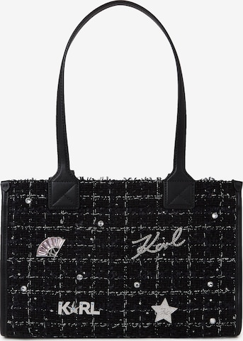Karl Lagerfeld Наплечная сумка в Черный: спереди