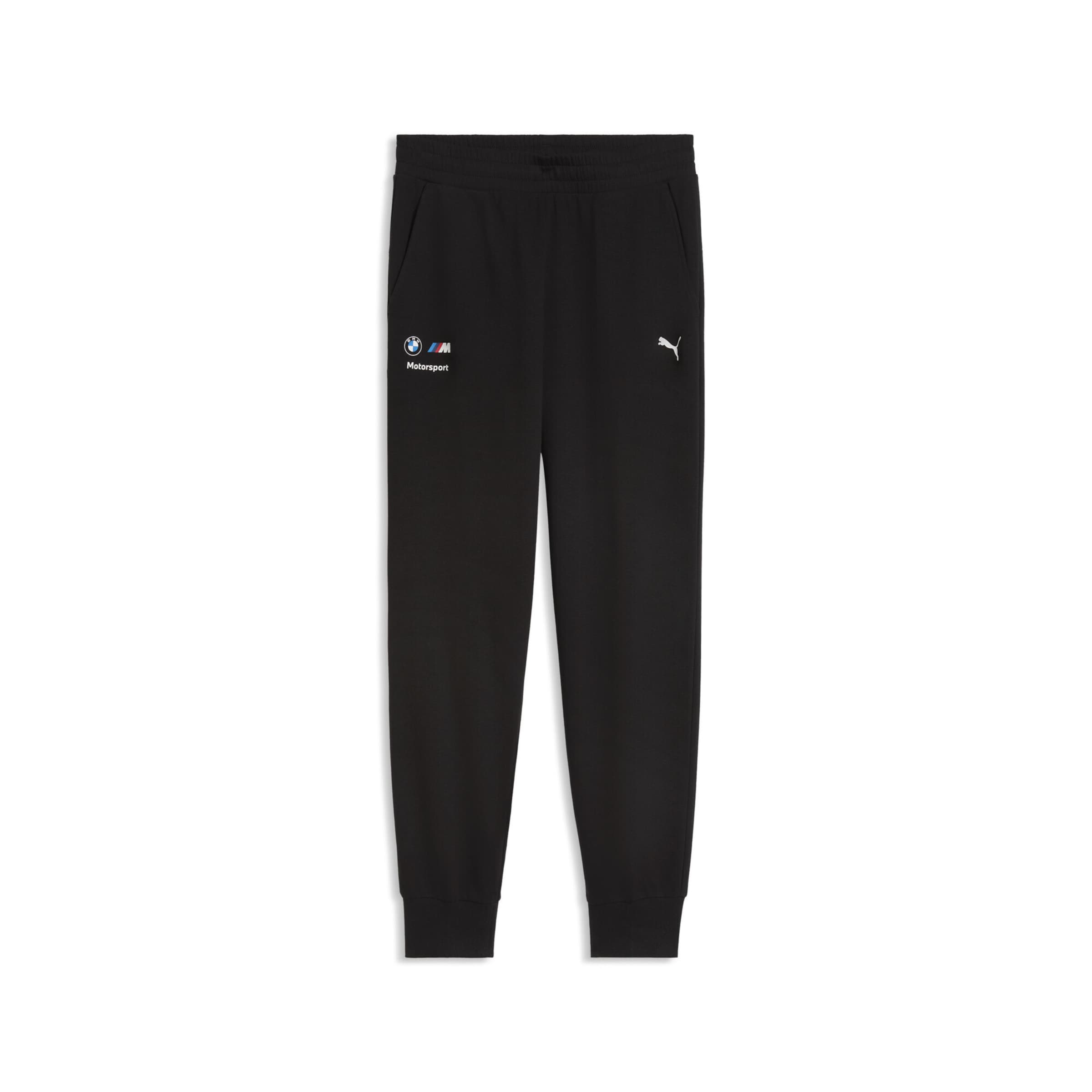 PUMA Tapered Sporthose 'BMW M Motorsport Essentials' in Schwarz: Vorderseite